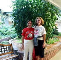 Sharon and Joan - In Front of Atrium