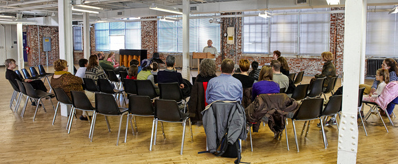 Audience - Presentation at the Goggle Works