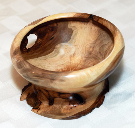 Decorative Sugar Maple Bowl - Hand Crafted By Don Stevens  ** SEE DESCRIPTION BELOW **