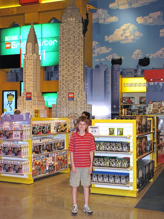 Alex - Lego Section at Toys R Us